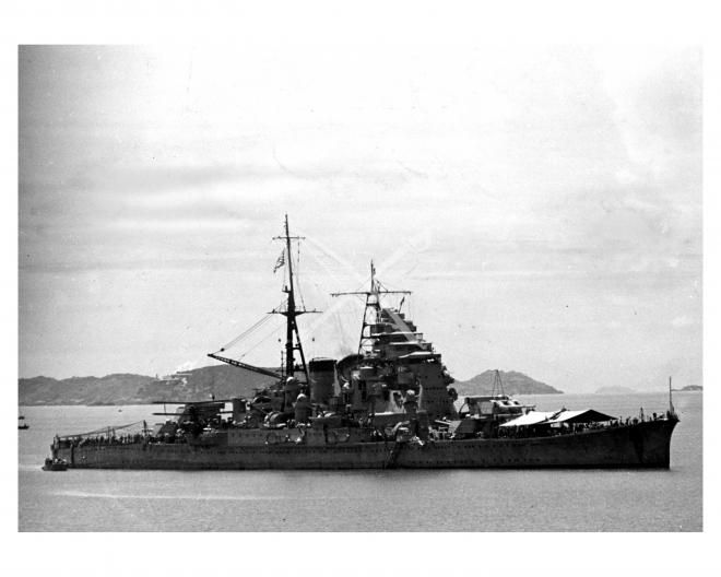 30322 Japanese cruiser Chokai U.S. Naval Institute Photo Archives